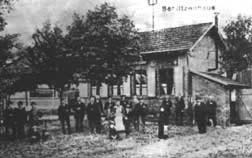 Historische Aufnahme des alten Schützenhauses